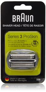 braun series 3 32b foil & cutter replacement head, compatible with models 3000s, 3010s, 3040s, 3050cc, 3070cc, 3080s, 3090cc (packaging may vary)