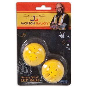 Petmate Jackson Galaxy Spiral Led Ball, 2-Pack