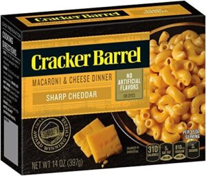 cracker barrel macaroni and cheese, sharp cheddar (pack of 3)