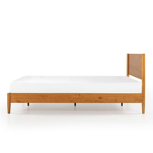 ZINUS Allen Mid Century Wood Platform Bed Frame / Solid Wood Foundation / Wood Slat Support / No Box Spring Needed / Easy Assembly, King