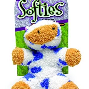 Petmate Softies Cow Toy for Dog, Medium