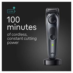 Braun All-in-One Style Kit Series 5 5480, 8-in-1 Trimmer for Men with Beard Trimmer, Body Trimmer for Manscaping, Hair Clippers & More, Ultra-Sharp Blade, 40 Length Settings, Waterproof