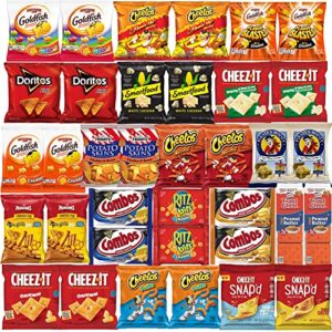 cheese crackers and cheese snacks variety pack assortment sampler bulk care package (36 count)