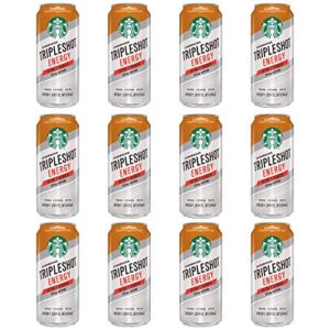 Starbucks Tripleshot Energy Extra Strength Espresso Coffee Beverage, Caramel, 225mg Caffeine, 15oz cans (12 Pack)