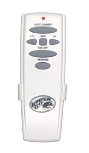 hampton bay remote control uc7078t with reverse and hampton bay logo