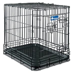 petmate deluxe edition wire dog kennel, large, 36 by 24 by 28-1/2-inch
