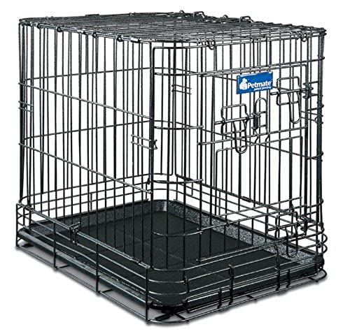 Petmate Deluxe Edition Wire Dog Kennel, Large, 36 by 24 by 28-1/2-Inch