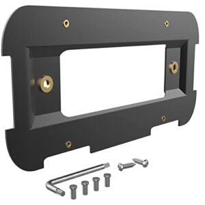 License Plate Holder Bracket Mounting Kit Compatible with BMW 1 2 3 4 5 6 Series Rear Plates Car Accessories Replaces 51187160607, 511882380615 & 51188238061 Tag Frame Back Bumper Trunk Mount Adapter