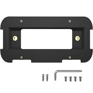 License Plate Holder Bracket Mounting Kit Compatible with BMW 1 2 3 4 5 6 Series Rear Plates Car Accessories Replaces 51187160607, 511882380615 & 51188238061 Tag Frame Back Bumper Trunk Mount Adapter