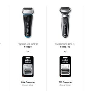 Braun Series 5 and 6 New Generation Electric Shaver Replacement Head - 53B - Compatible with Razors 5020s, 5018s, 5050cs, 6020s, 6075cc, 6072cc