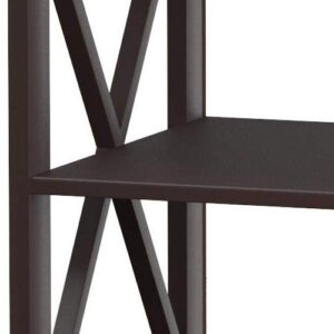 Convenience Concepts Oxford End Table with Shelves, Espresso