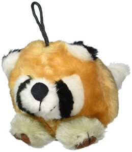 petmate 291190 booda squatter racoon toy for pets, medium