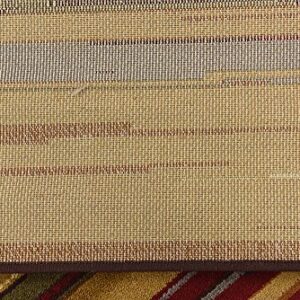 Unique Loom Barista Collection Modern, Abstract, Stripes, Urban, Rustic, Warm Colors Area Rug, 8' 0 x 10' 0 Rectangular, Multi/Beige