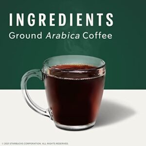 Starbucks Ground Coffee—Dark Roast Coffee—Sumatra—100% Arabica—6 bags (12 oz each)