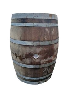 mgp oak whole 26″ w x 36″ l lacquer finished wine barrel