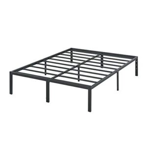 PrimaSleep 18 Inch Heavy Duty Steel Slat NON-SLIP Bed Frame, Metal, California King