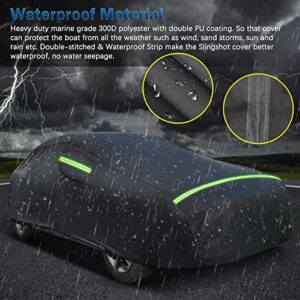 Car Cover Waterproof for 2003-2008 BMW Z4, Snowproof Outdoor Car Covers with Zipper Windproof Heavy Duty All Weather (Black)