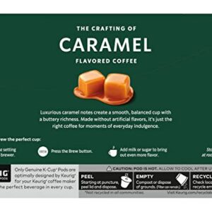 Starbucks Flavored Coffee K-Cup Pods, Caramel Flavored Coffee, Made without Artificial Flavors, Keurig Genuine K-Cup Pods, 10 CT K-Cups/Box (Pack of 2 Boxes)