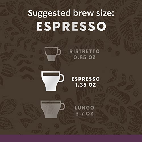 Starbucks by Nespresso Dark Roast Caffè Verona Coffee (50-count single serve capsules, compatible with Nespresso Original Line System)