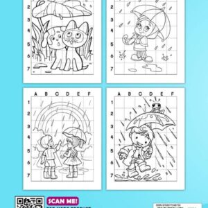 How to Draw Rainy Day: A Super Cute And Easy Step By Step Guide To Learn To Draw | Perfect Book For Young Artists | Birthday Gifts | White Elephants Gifts | Gag Gifts