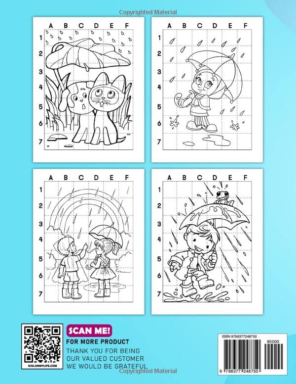 How to Draw Rainy Day: A Super Cute And Easy Step By Step Guide To Learn To Draw | Perfect Book For Young Artists | Birthday Gifts | White Elephants Gifts | Gag Gifts