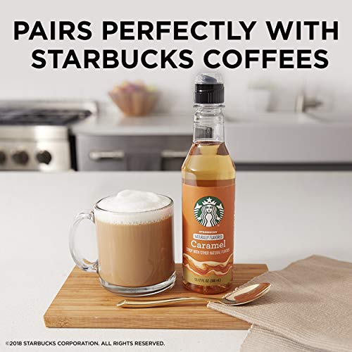 Starbucks Naturally Flavored Caramel Coffee Syrup, 12.17 fl oz. (Pack of 2)