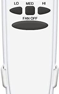 COREBAY Ceiling Fan Remote Control with Light Dimmer Function Replacement for Hampton Bay UC7078T, No Reverse, Wall Mount Included