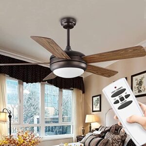 COREBAY Ceiling Fan Remote Control with Light Dimmer Function Replacement for Hampton Bay UC7078T, No Reverse, Wall Mount Included