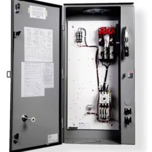 Eaton ECN5422AAE Freedom Industrial Pump Panel, NEMA 3R Painted Steel Enclosure, 110V/50 Hz-120V/60, NEMA Size 2, 60A/600V Type R Fuse Clip, C440 Solid-State Electronic Overload Relay