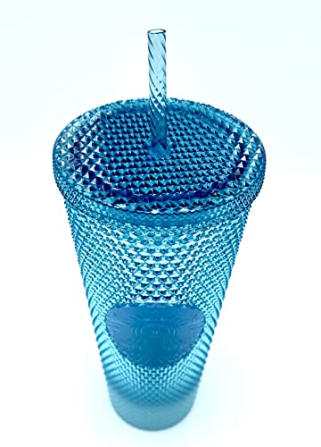 Starbucks Blue Studded Tumbler 24oz