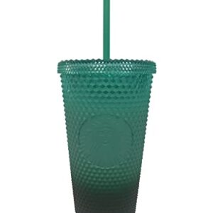 Starbucks Green Gradient Studded Tumbler Fall Winter Holiday 2022 (16 oz - Grande)