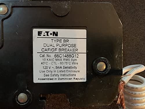 Eaton Cutler-Hammer BR Combination AFCI with Ground Fault Protection