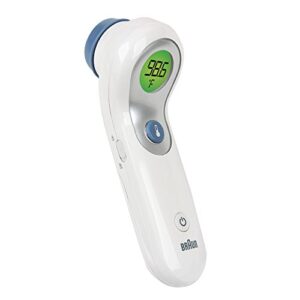 braun no touch and forehead thermometer – touchless thermometer for adults, babies, toddlers and kids – fast, reliable, and accurate results