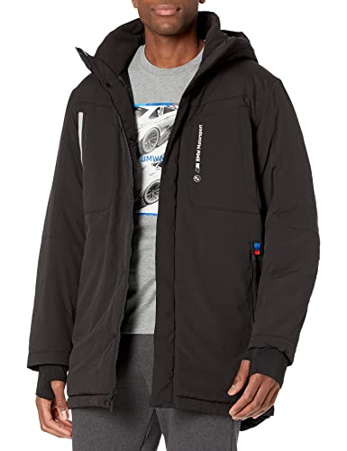 PUMA Men's Standard BMW MMS Padded Jacket, Black, Large