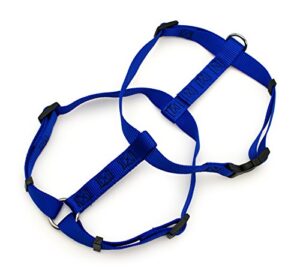 petmate 28 inch to 36 inch royal blue adjustable dog harness 22108