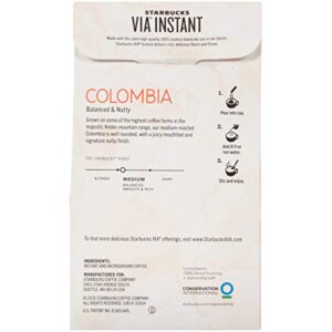 Starbucks VIA Ready Brew Colombia Coffee, 50-Count