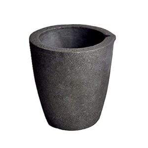 #3 6kg megacast™, foundry clay graphite crucibles black cup furnace torch melting casting refining gold silver copper brass aluminum