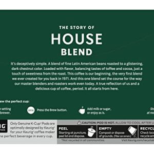 Starbucks Coffee K-Cup Pods, House Blend, Medium Roast Coffee, Notes of Toffee & Dusted Cocoa, Keurig Genuine K-Cup Pods, 10 CT K-Cups/Box (Pack of 3 Boxes)