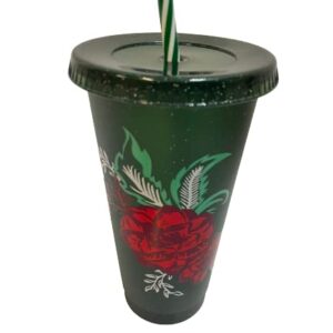 Starbucks Reusable Color Changing 5 Hot Cups - Limited Edition Holiday & Christmas Gift Hot Cups With Lids