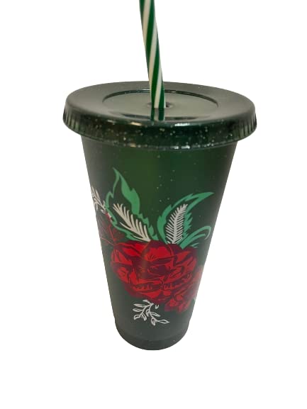 Starbucks Reusable Color Changing 5 Hot Cups - Limited Edition Holiday & Christmas Gift Hot Cups With Lids