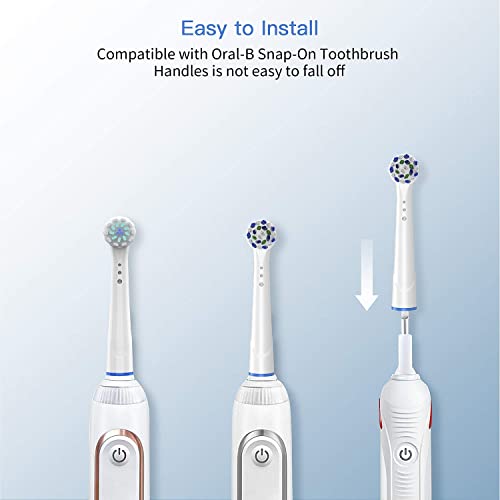 Replacement Toothbrush Heads for Oral B Braun, 8 Pack Professional Electric Toothbrush Heads, Precision Clean Brush Heads Refill Compatible with Oral-B 7000/Pro 1000/9600/ 5000/3000/8000 (8pack)