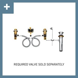 Moen T6222BG CIA Collection 8 in. Widespread 2-Handle High-Arc Bathroom Faucet Trim Kit, Valve Required, Brushed Gold