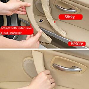 Jaronx for BMW 3 Series E90/E91 Door Handle Replacement Kit,Outer Cover+Door Pull Handle Passenger Door Handle for BMW 316 318 320 323 325 328 330 335 (2004-2011)(Right Side,Pull Handle+Outer Cover)