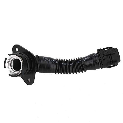 11127584128 Crankcase Vent Hose for BMW 135i 335i 535i 640i X1 X3 X4 X5 X6 2011 2012 2013 2014 2015 2016 2017 N55 Crankcase Vent Hose PCV, Replace for 7584128 BMW Crankcase Breather Hose