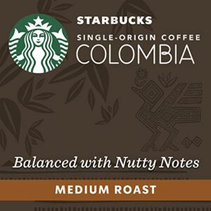 Starbucks by Nespresso Medium Roast Single-Origin Colombia Coffee (50-count single serve capsules, compatible with Nespresso Original Line System)