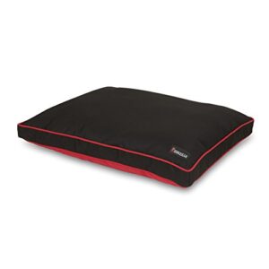 petmate dogzilla gusseted pillow bed, 29 x 40, red/black