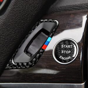 Car Key Frame Panel Cover Trim Carbon Fiber Sticker Decal fits for BMW X5 E70 X6 E71 2007 2008 2009 2010 2011 2012 2013 2014 Accessories