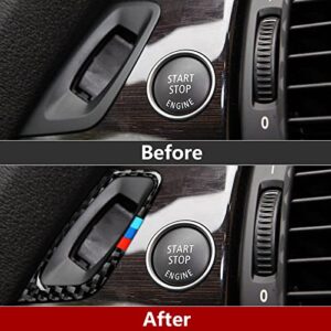 Car Key Frame Panel Cover Trim Carbon Fiber Sticker Decal fits for BMW X5 E70 X6 E71 2007 2008 2009 2010 2011 2012 2013 2014 Accessories