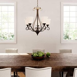 Hampton Bay 5-Light Oil Rubbed Bronze Chandelier