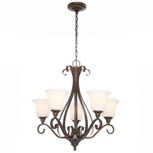 Hampton Bay 5-Light Oil Rubbed Bronze Chandelier